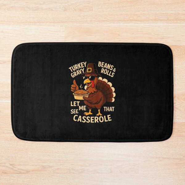 Item preview, Funny Thanksgiving Turkey Gravy Beans And Rolls Casserole  designed and sold by JEFDodsonArt.