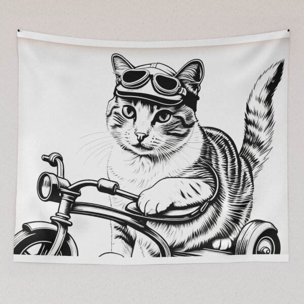 Item preview, Tora Tora Cat's favorite tricycle designed and sold by LEO'S CREATURE　れおずくりーちゃー.