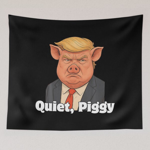 Item preview, Quiet Piggy Funny Apparel Quiet Piggy Funny Saying Quote designed and sold by stershopepie.