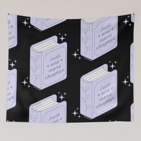 Item preview, Just One More Chapter  Purple Bookish Aesthetic Merch For Kindle Addicts Reading  designed and sold by lsrael-velasque.