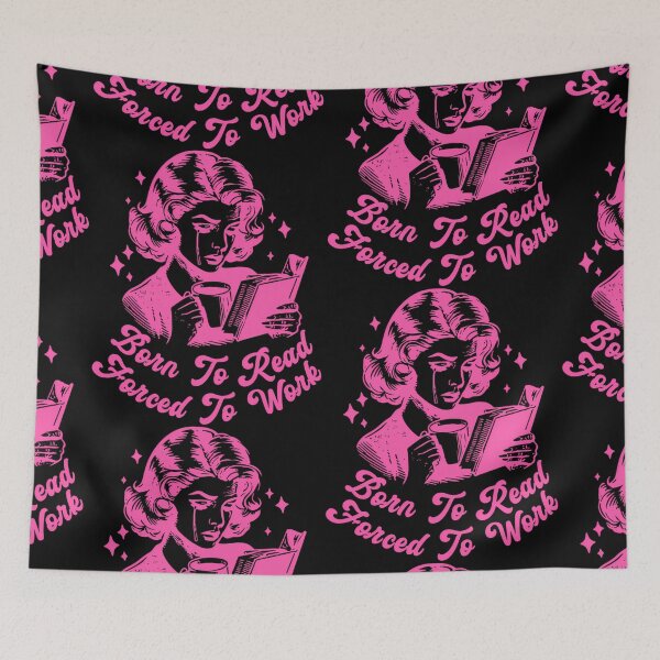 Item preview, Born To Read Forced To Work Pages Over Paychecks For Book Lovers Pink Bookish designed and sold by lsrael-velasque.