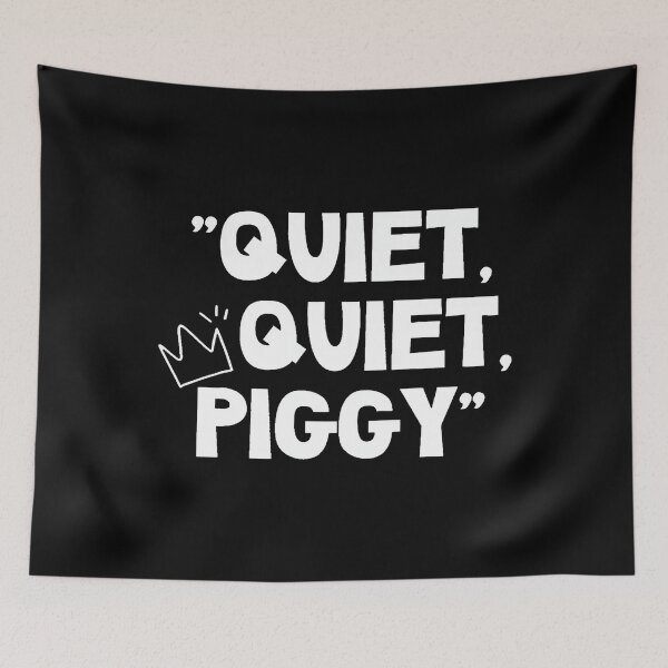 Item preview,  Quiet Piggy Funny Saying Quote designed and sold by stershopepie.