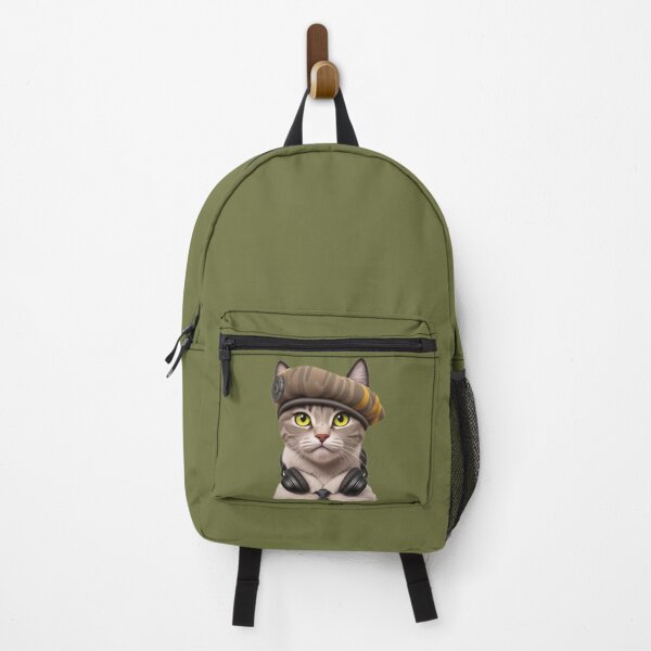 Item preview, Hipster Cat With Beret and Headphones – Stylish Cat Illustration designed and sold by Ivy-Triggs.