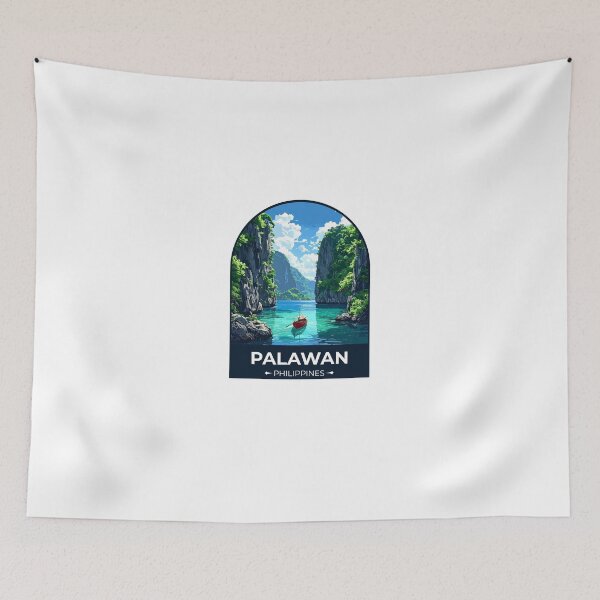 Item preview, Palawan Philippines Travel Sticker designed and sold by TulipaGraphics.