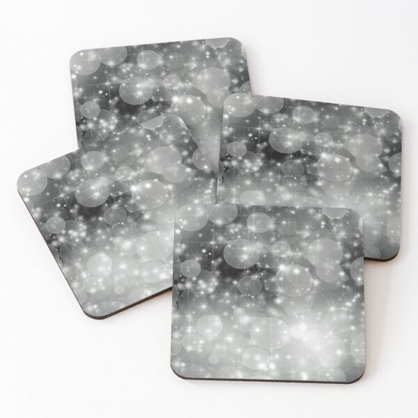 Artikelvorschau, Silberner Winter-Glitzer-Bokeh entworfen und verkauft von SouthPrint.