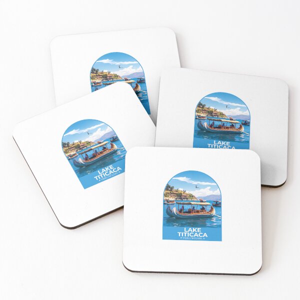 Item preview,  Lake Titicaca Peru Bolivia Travel Sticker designed and sold by TulipaGraphics.
