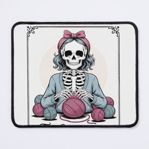 Item preview, Skeleton The Crocheter Mom Tarot Card Knitter Crochet Lover designed and sold by OlafLica.