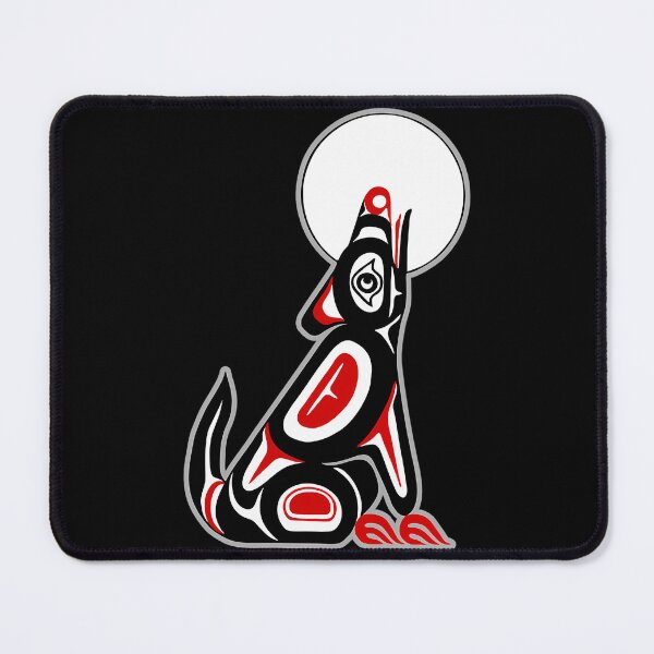 Item preview, Haida Wolf Howling At The Moon designed and sold by ridhi-glennon.