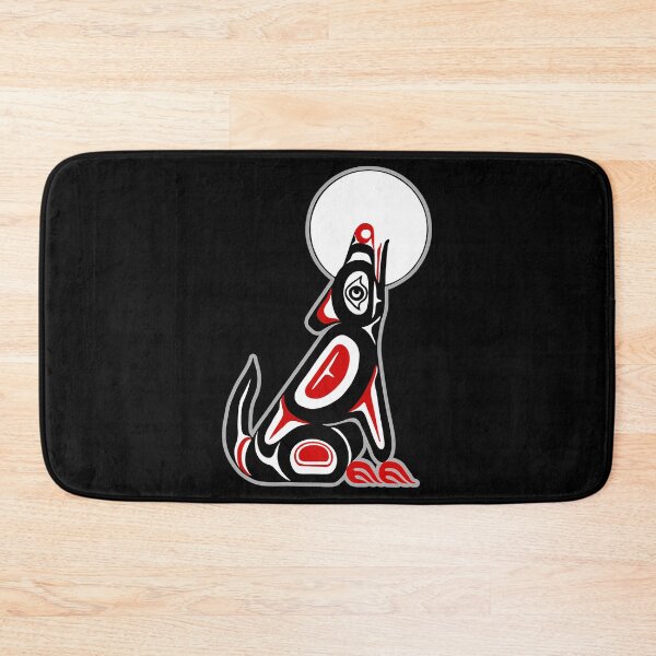 Item preview, Haida Wolf Howling At The Moon designed and sold by ridhi-glennon.
