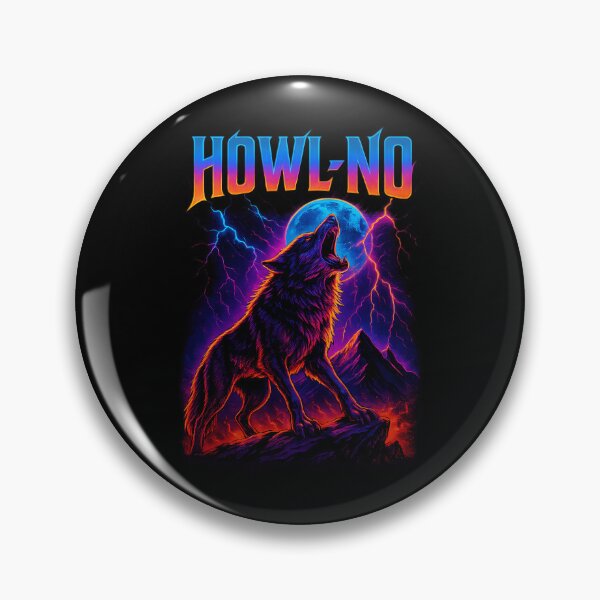 Item preview, Funny Howl-No 80S Vintage Retro Inspired Bad Ass Design designed and sold by ridhi-glennon.