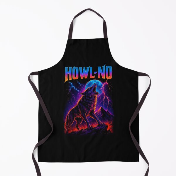 Item preview, Funny Howl-No 80S Vintage Retro Inspired Bad Ass Design designed and sold by ridhi-glennon.