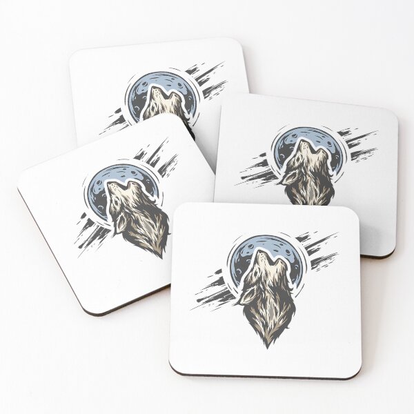 Item preview, Wolf Howling On The Moon designed and sold by ridhi-glennon.