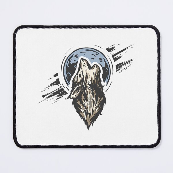 Item preview, Wolf Howling On The Moon designed and sold by ridhi-glennon.