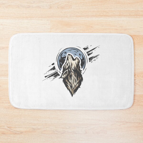 Item preview, Wolf Howling On The Moon designed and sold by ridhi-glennon.