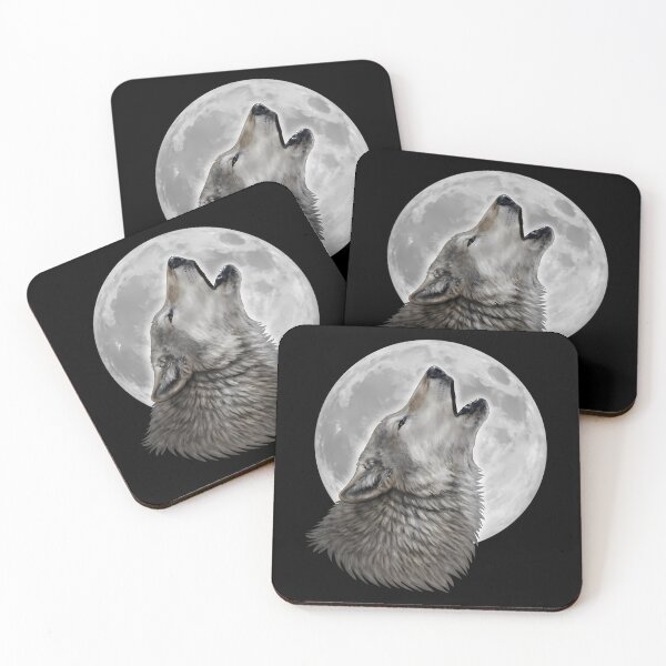 Item preview, Wolf Howling At The Moon designed and sold by ridhi-glennon.