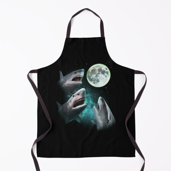 Item preview, Three Sharks Howl On The Moon designed and sold by ridhi-glennon.