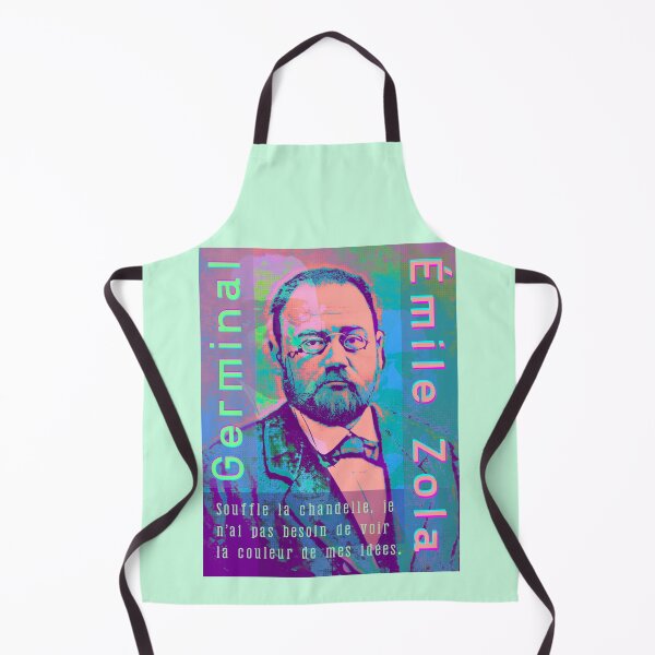 Item preview, Émile Zola quote: Souffle la chandelle, je n’ai pas besoin de voir la couleur de mes idées. designed and sold by artbleed.