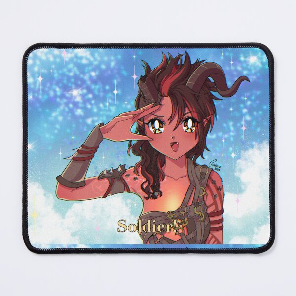 Item preview, 90s Anime Karlachfrom Baldur's Gate 3 designed and sold by Chairae Art.