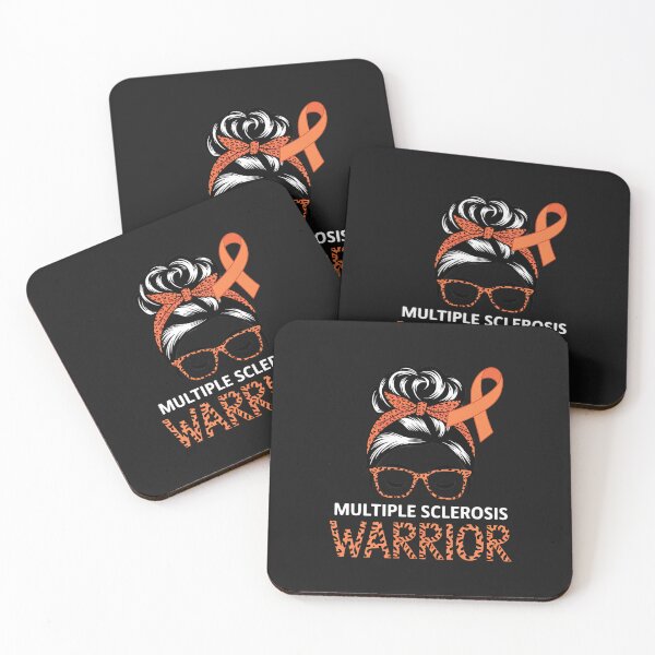 Item preview, Womens MS Warrior Messy Bun - Multiple Sclerosis Awareness designed and sold by katherintration.