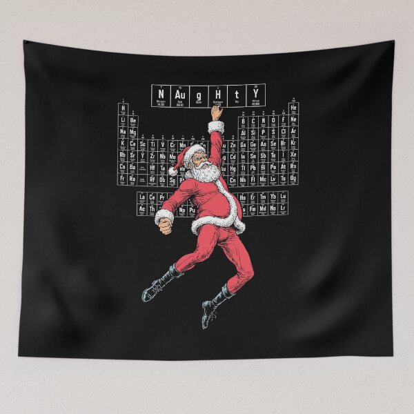 Item preview, Periodic Table Of Elements Naughty Santa Christmas Chemistry designed and sold by GrandeDuc.