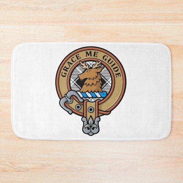 Item preview, Clan Forbes Crest Over Dress Tartan designed and sold by roosev-elsimon.