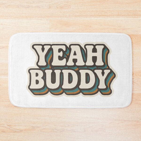 Item preview, Yeah Buddy Retro Text designed and sold by GenzShoppingHub.