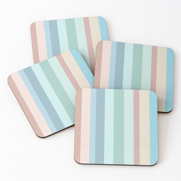 Item preview, Aesthetic Minimalist Colorful Vertical Stripes designed and sold by JulzPink.