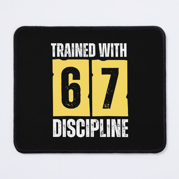 Item preview, Trained With 67 Discipline Funny Six Seven Meme designed and sold by PerfectMatch.