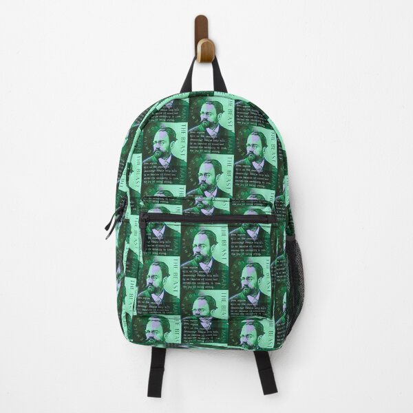 Item preview, Émile Zola quote: Does anyone kill as the result of reasoning? People only kill by an impulse of blood and nerves—the necessity to live, the joy of being strong. designed and sold by artbleed.