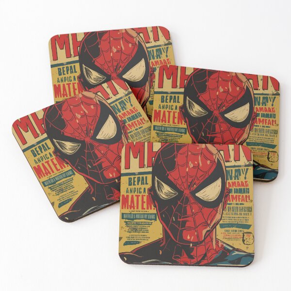 Item preview, Spider Boy Headlines – Vintage Newspaper Style Comic Art designed and sold by ArtsyGlaze.