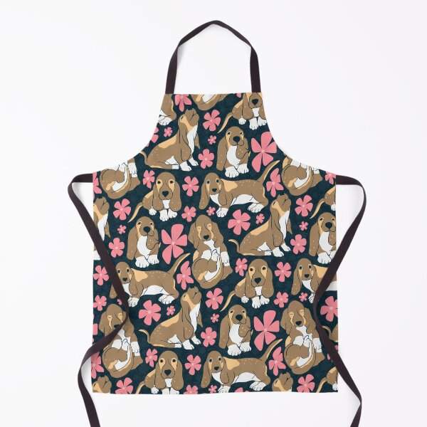 Item preview, Floral Basset Hound Puppies | Cute Dog Lover Aesthetic designed and sold by JVCreative.