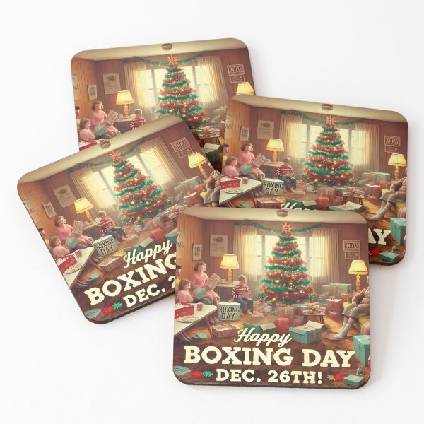 Item preview, Cozy Family Boxing Day Celebration by Christmas Tree designed and sold by Koalangel.