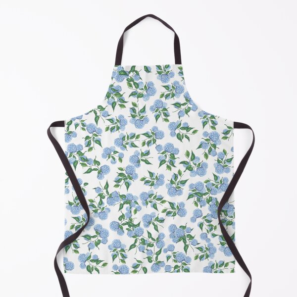 Item preview, Hydrangeas blue and white Grandmillennial Hamptons coastal style designed and sold by chrissyink.