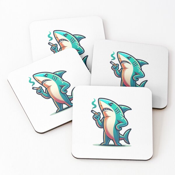 Item preview, Great White Shark Halftone Dot Pattern - Vintage Ocean Life Graphic designed and sold by HBDStudio.