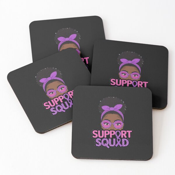 Item preview, Womens Support Squad Afro Messy Bun Leopard ITP Awareness designed and sold by katherintration.
