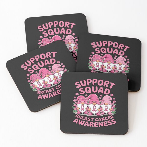 Item preview, Womens Support Squad Breast Reconstruction Awareness Gnome Ribbon designed and sold by katherintration.