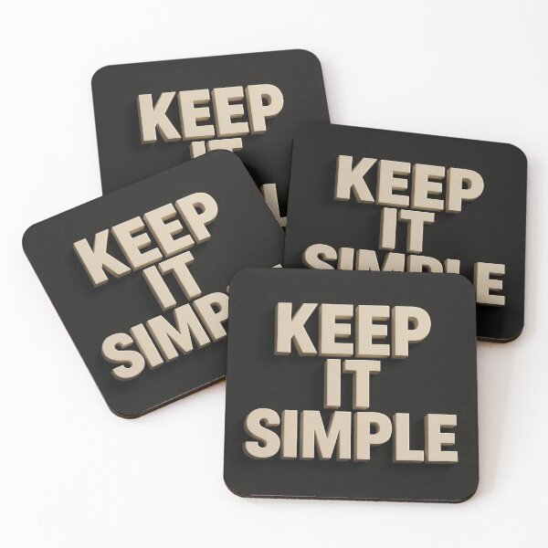 Item preview, Keep It Simple – Minimalist 3D Typography Design designed and sold by Dogandesighn.