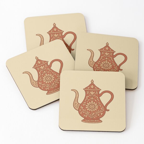 Item preview, Ottoman-Inspired Coffee Pot Art – Modern Decorative Floral Cezve Design | Turkish Coffee Culture designed and sold by Globalcitytees.