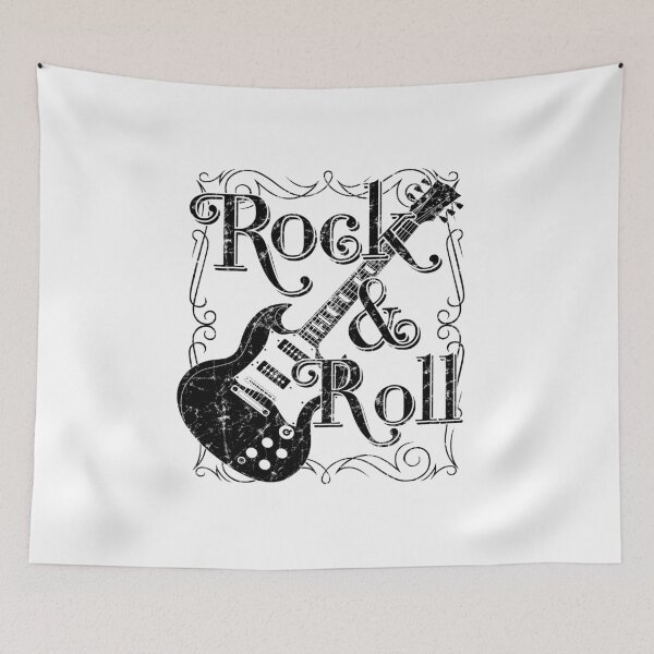 Item preview, Vintage Rock & Roll Guitar Art designed and sold by The secret storage room.