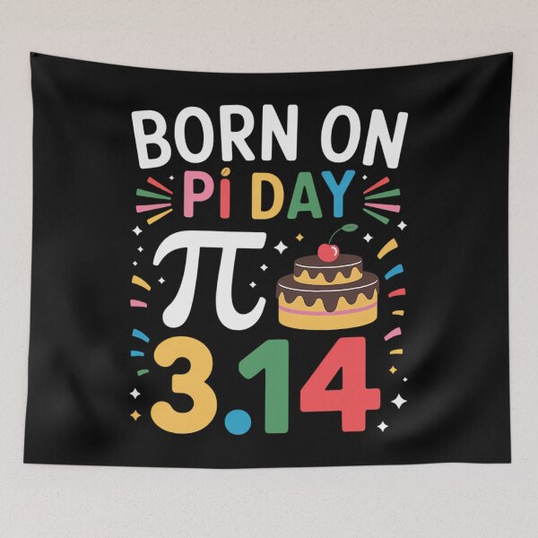 Item preview, Born on Pi Day Birthday Happy 14 March designed and sold by Bandikonsalez.