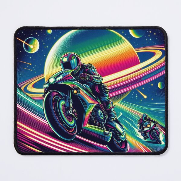 Item preview, Motorcycle race at space designed and sold by Dogandesighn.