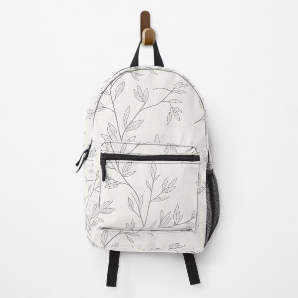 Item preview, Delicate Gray Leaf Vines designed and sold by Kaleidoscope Print.