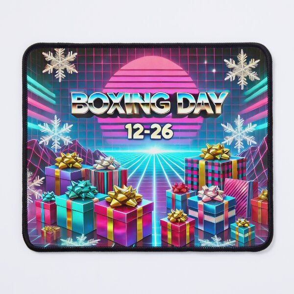 Item preview, Neon Retro Boxing Day Sale with Colorful Gifts designed and sold by Koalangel.