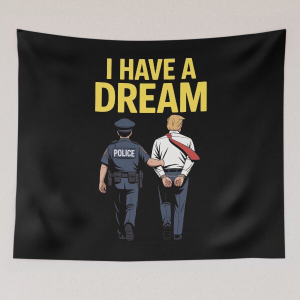 Item preview, I Have a Dream Anti-Trump Resist Fascism No Kings Protest designed and sold by peggycantu.