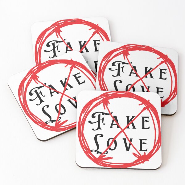 Item preview, No Fake Love designed and sold by KarmaKreationArt.
