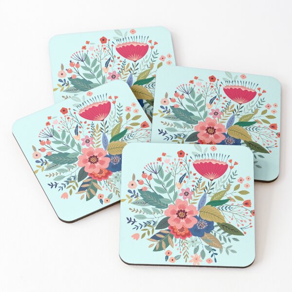 Item preview, vintage naif flowers  designed and sold by Lefteris Betsis.