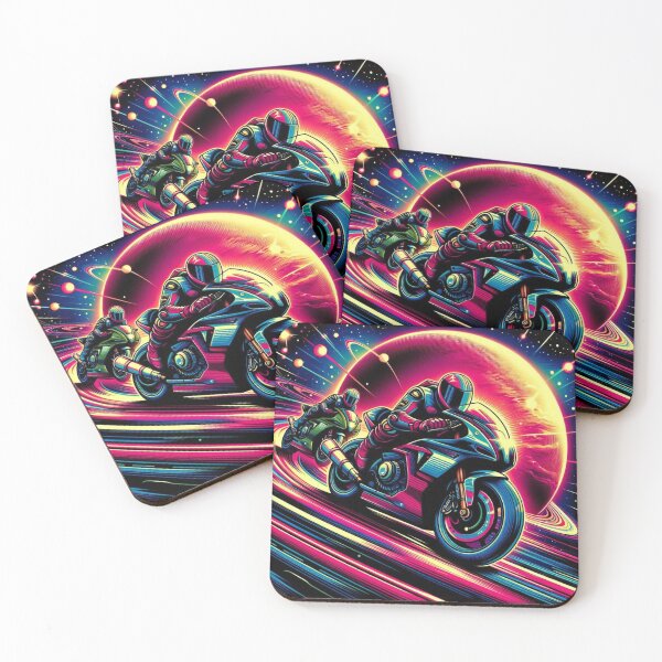 Item preview, motorcycle race in space designed and sold by Dogandesighn.