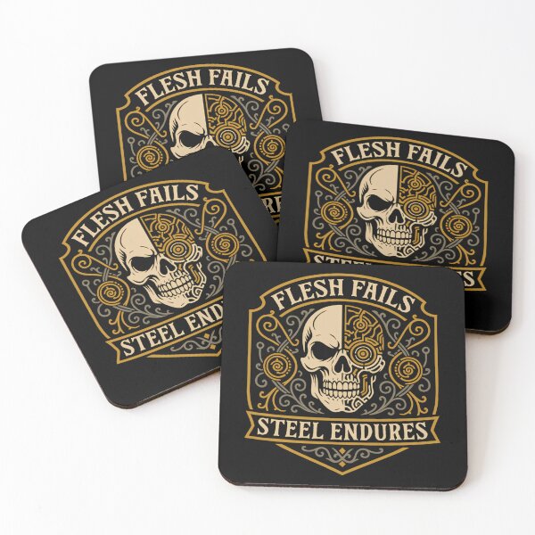 Item preview, Flesh Fail Steel Endures Wargaming designed and sold by leora-bowens.