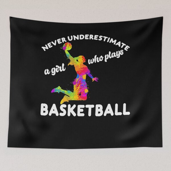 Item preview, Color Splash Dunk Girl Basketball T-Shirt designed and sold by LashondaGreen89.