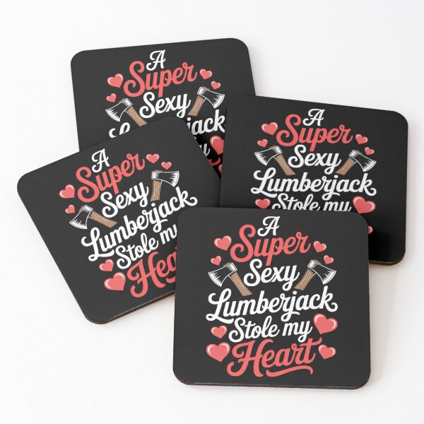 Item preview, A Super Sexy Lumberjack Stole My Heart Valentines Day designed and sold by Formatage.
